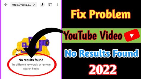 youtube no search results found|How to Fix YouTube Search Not Working .